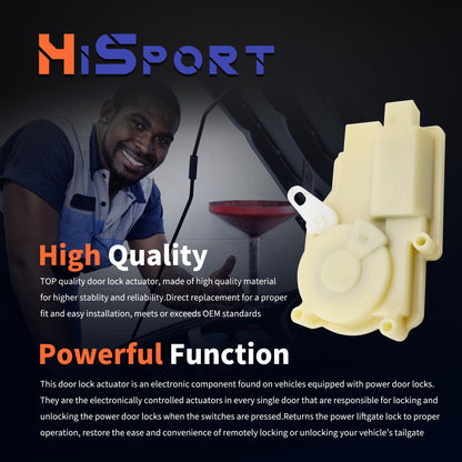 HiSport 74896-S6M-A01 Rear Tailgate Trunk Latch Lock Actuator Compatible with Acura RSX 2.0L 2002 2003 2004 2005 2006 Replacement for 74896S6MA01 746-747