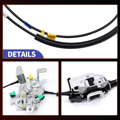 HiSport AC3Z28264A01B Door Lock Latch Rear Left Driver Side - Compatible with Ford F-250 Super Duty 1999-2007 F-350 Super Duty 1999-2007 F-450 Super Duty 1997-2007 F-550 Super Duty 1999-2007