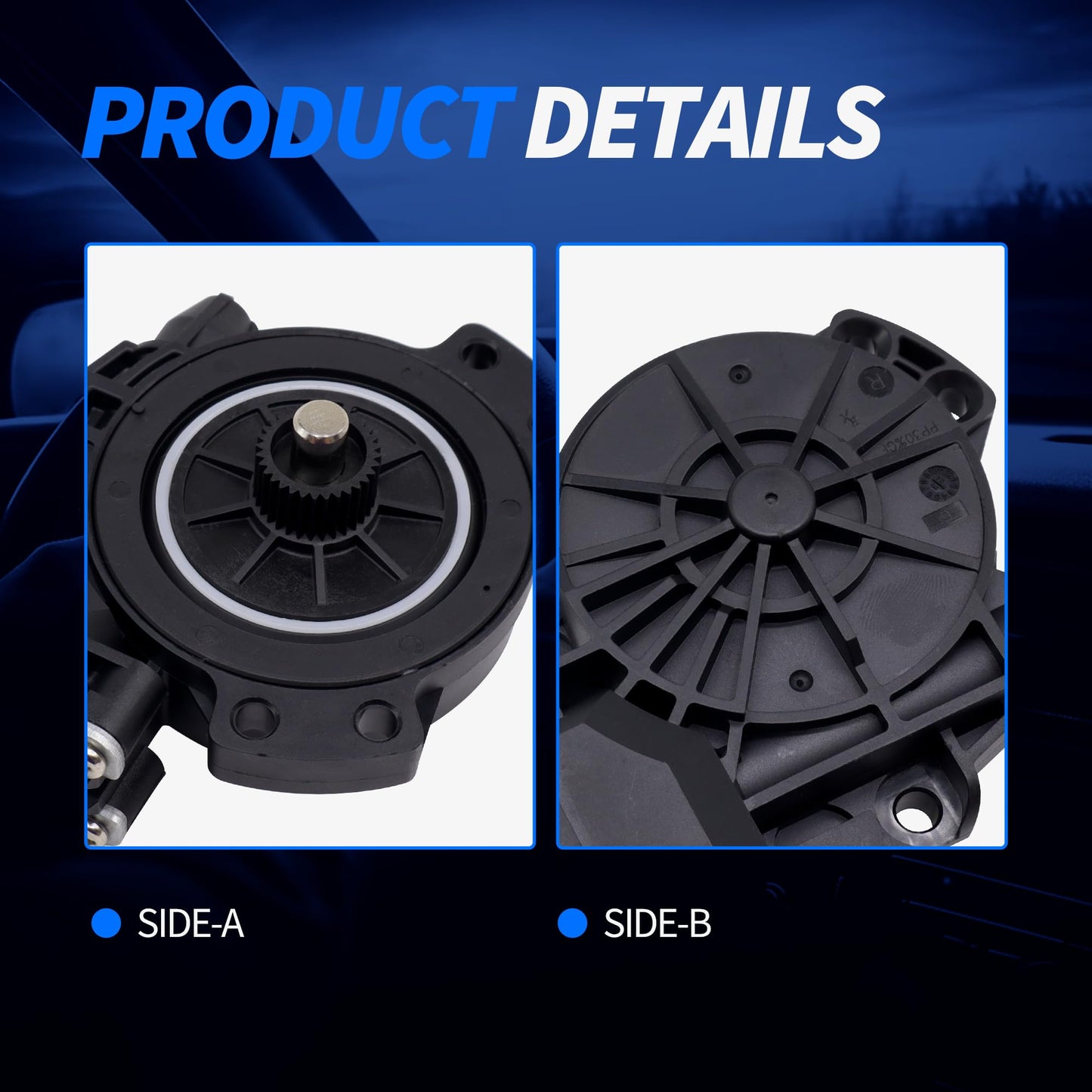 HiSport 824602T000 Front Right Passenger Side Power Window Lift Motor Compatible with Kia Optima 2011-2015