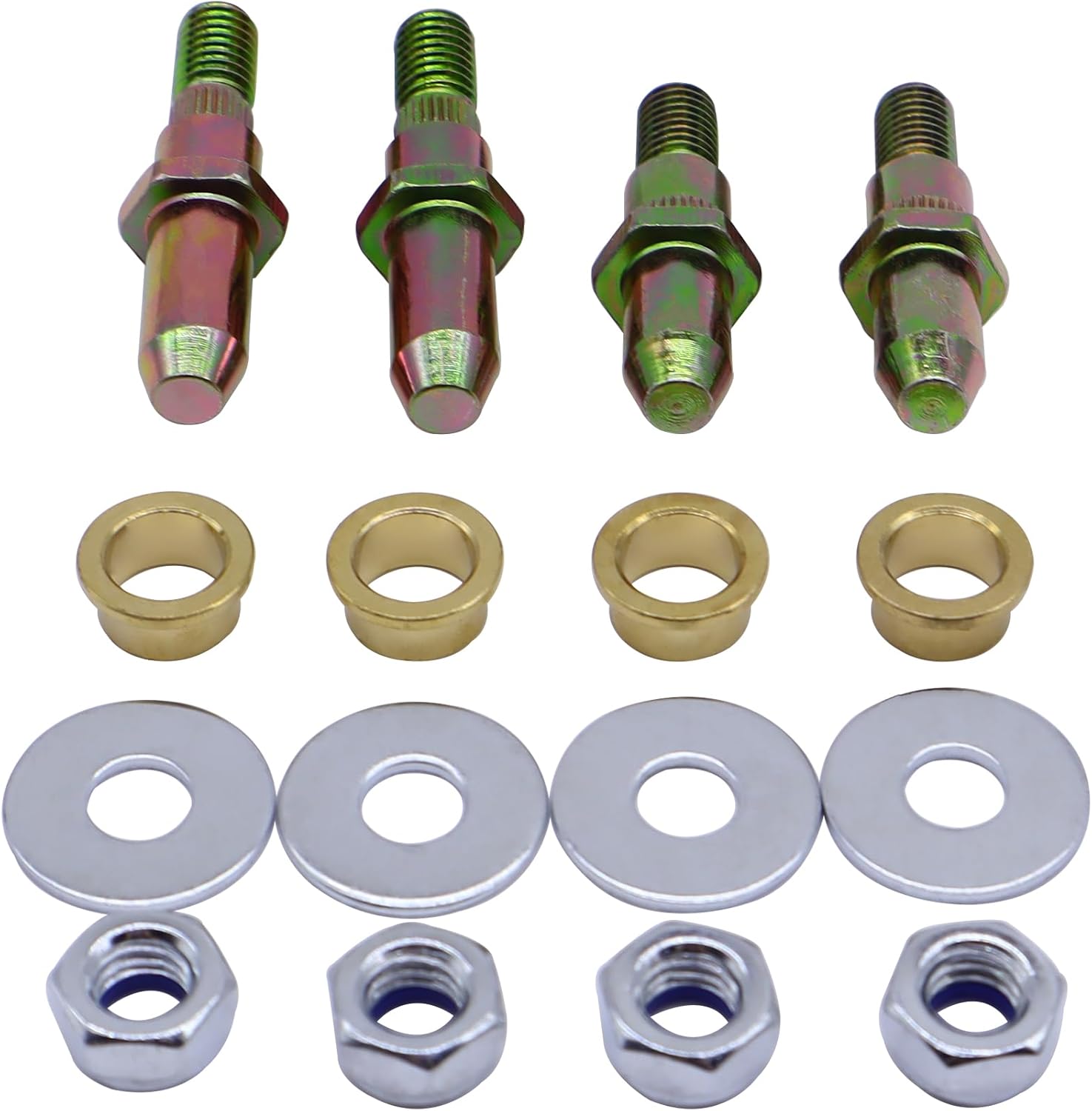 HiSport Door Hinge Roller Pin Bushing Repair Kit 38453 - Compatible with 1999-2007 GMC Chevy Avalanche Sierra Silverado Suburban Tahoe Yukon Escalade Truck SUV Replaces 89025539 & 19299324