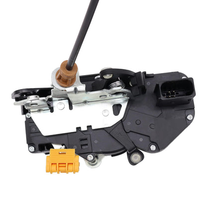 HiSport 22862028 Power Door Lock Latch Actuator with Cable Front Left Driver Side - Compatible with Chevy Silverado 1500 2500HD 3500HD GMC Sierra 2010-2014 - Replaces 931920
