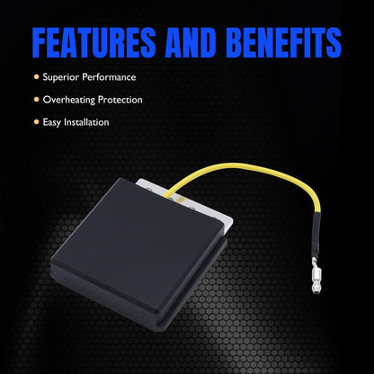 HiSport Voltage Regulator Rectifier - Compatible with Polaris Snowmobiles Replaces 4060122, 4060123, 4060092, 4060071, 2203873