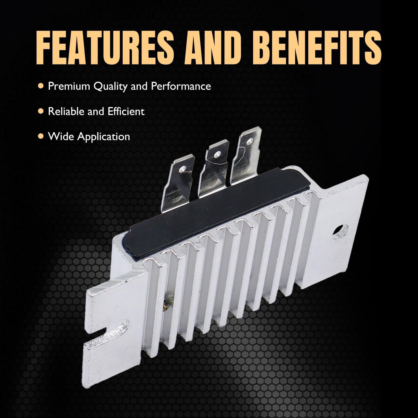 HiSport Voltage Regulator Rectifier - Compatible with Kawasaki FH & FX Series engine Replaces 21066-7011 21066-7001 21066-7003 21066-7006