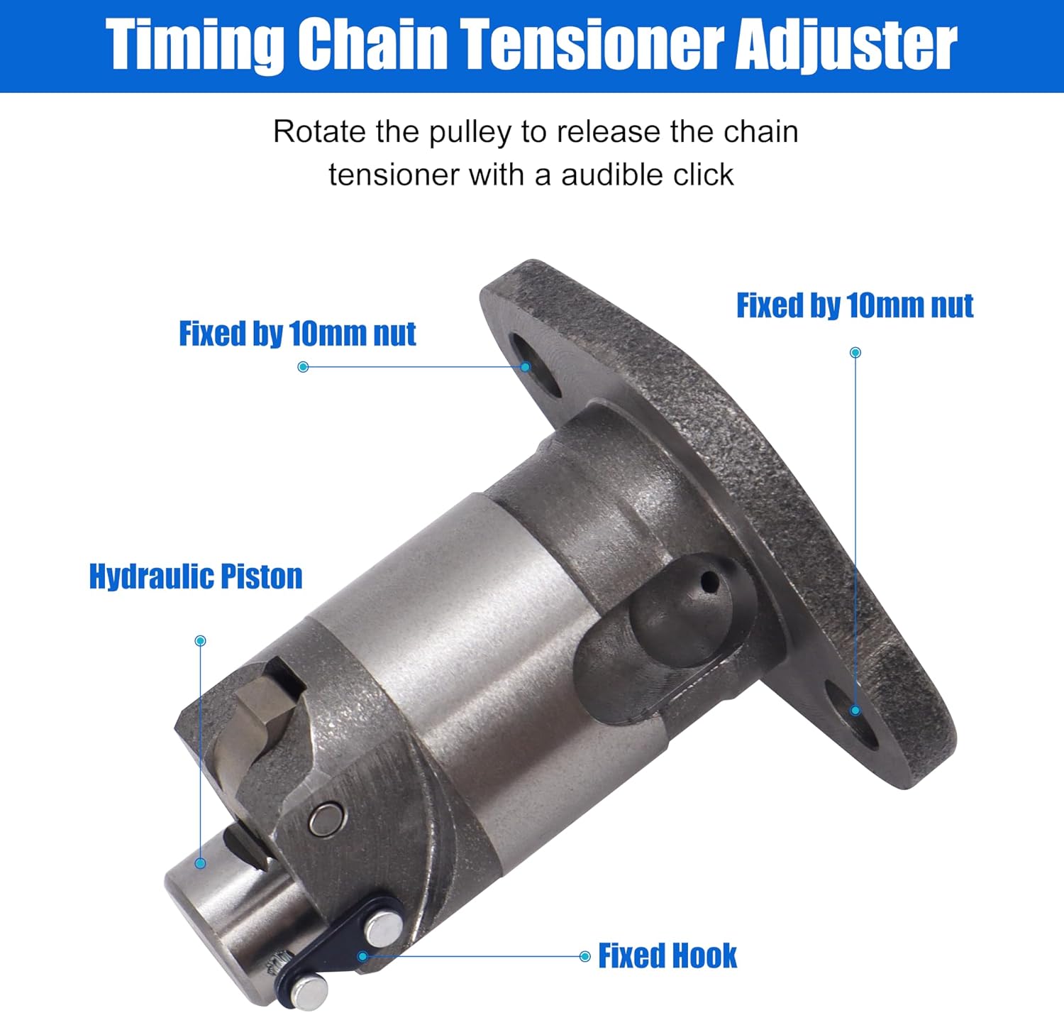 HiSport Car Camshaft and Valve Chain Tensioner Assembly w Gasket - Compatible with Toyota C-HR Prius Prime 17-22 Corolla 09-22 Scion iM 16 - Replace 135400T020