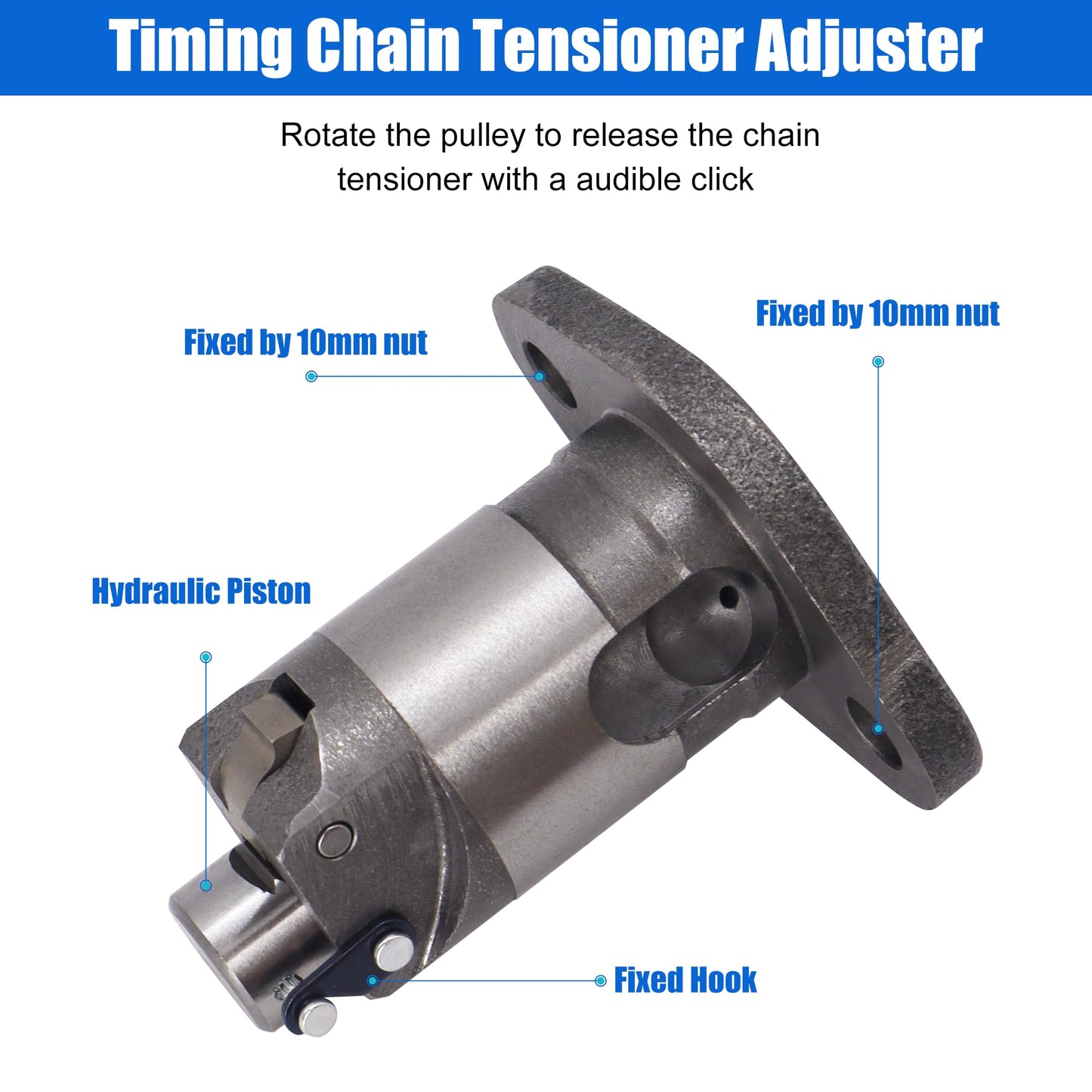 HiSport Car Camshaft and Valve Chain Tensioner Assembly w Gasket - Compatible with Toyota C-HR Prius Prime 17-22 Corolla 09-22 Scion iM 16 - Replace 135400T020