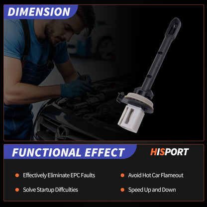 HiSport Heater Core Evaporator Temperature Sensor 27723-4BU0A - Compatible with Nissan Rogue Sport 2018-2022 Rogue 2014-2020 - Replace 277234BU0A