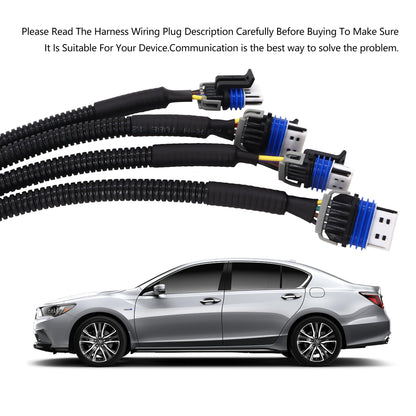 HiSport Ignition Coil Harness Connector Compatible with GM LQ9 LQ4 LS2 LS3 LS7 LSX 4.8 5.3 6.0 6.2 7.0 Truck Relocation Applications 2PCS