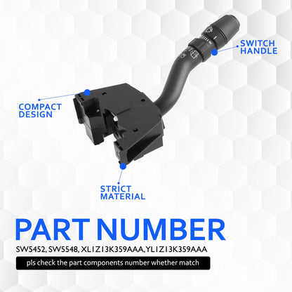 HiSport Turn Signal Switch - Compatible with Ford Excursion 2000-2001, Expedition 1999 2000 2001 2002; Lincoln Navigator 1999 2000 2001 2002 Replacement for SM528 XL1Z13K359AAA