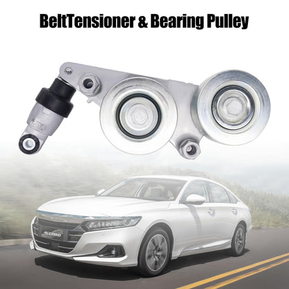 HiSport 39092 Drive Belt Tensioner Assembly with Pulley Compatible with Honda Odyssey 2005-2010, Pilot(06-08 FWD) 2006-2011 Accord Crosstour 2010, Accord 2008-2010, Only for V6