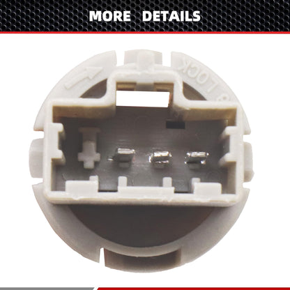 HiSport 33515S50003 2PCS Rear Tail Light Brake Lamp Socket Turn Signal Lights Wire Harness Plug Holder Compatible with Honda Accord Civic Honda Odyssey Fit