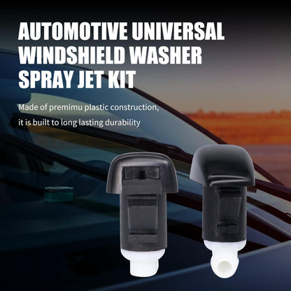 Hisoprt Front Windshield Washer Nozzle Kit Compatible with Dodge Durango 2011-2019 Replaces 68269108AA 5182367AA Wiper Fluid Washer Nozzle Spray Jet(pack of 2)