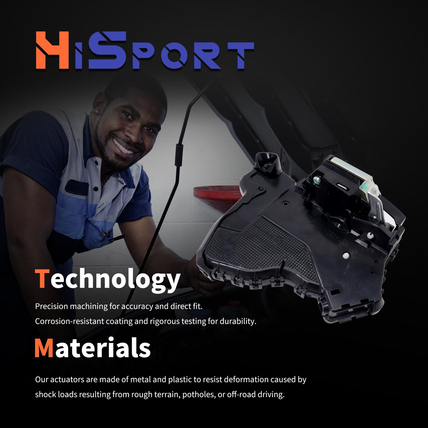 HiSport 6904002120 Door Lock Latch Actuator Front Left Driver Side - Compatible with Lexus ES300 ES330 GX470 RX330 RX350 RX400h Scion tC xA Toyota 4Runner Camry Corolla Matrix Sienna Solara 2002-2010