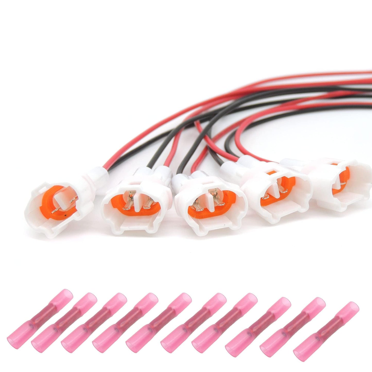 HiSport 5PACK Accessory Power Lead Connector Plug Pigtail Wire Wiring Kit Reliable Transmission Compatible with Yamaha Wolverine RMAX 850 X2 X4 RMAX2 RMAX4 YXE70 Replace Accessories B4J-H25B0-V0-00