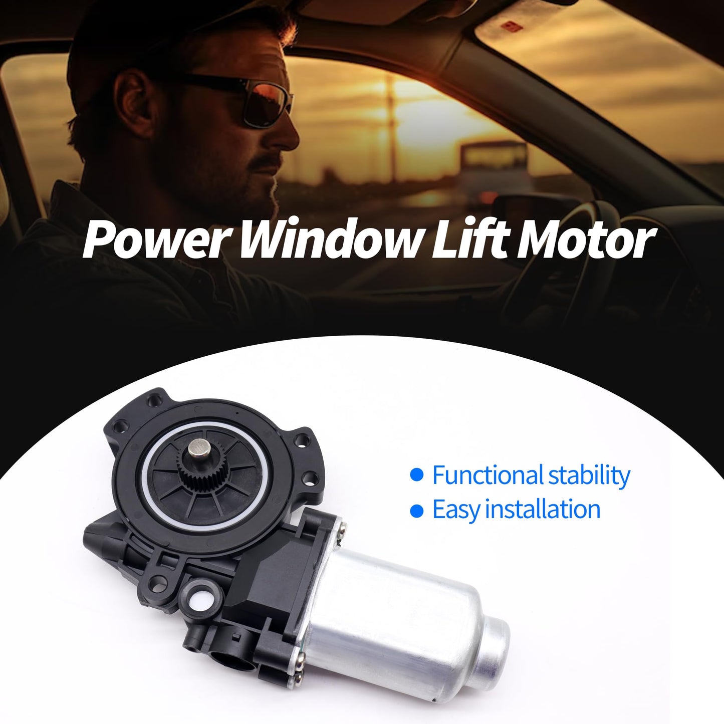 HiSport 824602T000 Front Right Passenger Side Power Window Lift Motor Compatible with Kia Optima 2011-2015