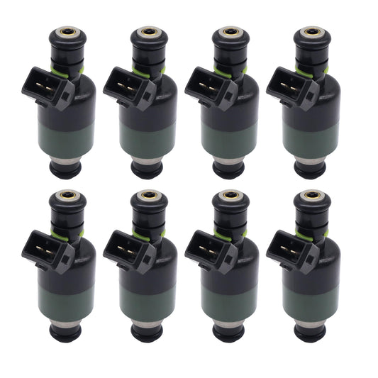 HiSport 8 Fuel Injectors Compatible with GMC Chevrolet C2500,C2500 Suburban,C3500, C3500HD,C6500 Kodiak, C7500 Kodiak,K2500, K3500,Express 3500,Savana 3500,7.4L V8 Replace 17113221
