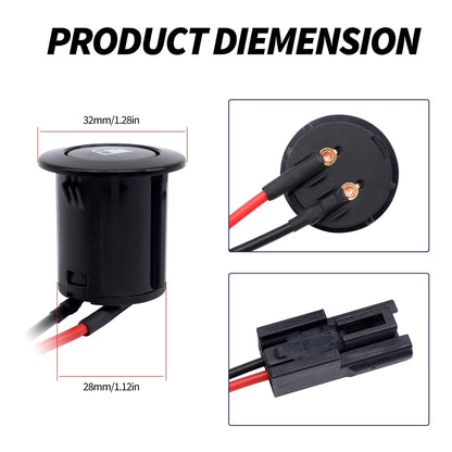 HiSport 935551U000VA Fuel Gas Door Release Switch Button Compatible with Kia Sorento 2009 2010 2011 2012 2013 2014 Replacement for 935552P000VA 901-927 901927