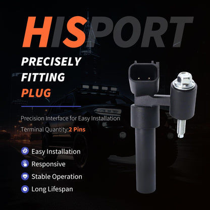 HiSport 907854 Crankshaft Position Sensor - Compatible with Ford Edge Explorer F-150 Flex Fusion Mustang Taurus X Transit-150 Transit-250 Transit-350 Transit-350 HD - Replace SU10462 PC753