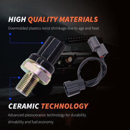HiSport ?30531-P8F-A00 Knock Sensor and Harness Kit - Compatible with Acura CL MDX RL TL Honda Accord Odyssey Pilot Ridgeline Saturn VUE 1999-2010 3.5L - Replace 30530-P8F-A01