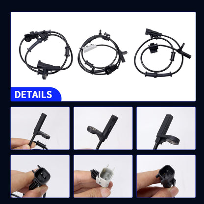 HiSport Front Rear Left Driver and Right Passenger Side ABS Wheel Speed Sensor Set Compatible with Dodge Chrysler 300 Challenger Charger 4PCS