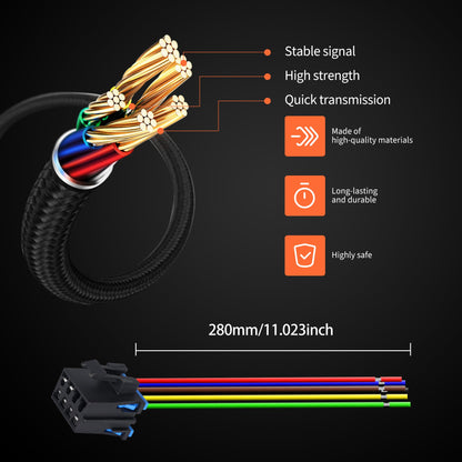 HiSport AC Heater Climate Fan Speed Control Wire Harness Connectors Pigtail PT1346 15306189 969907 Replacement for Chevy Tahoe Silverado 2500 C1500 C2500 C3500 K3500 K2500 K1500 C3500HD 1989-2022