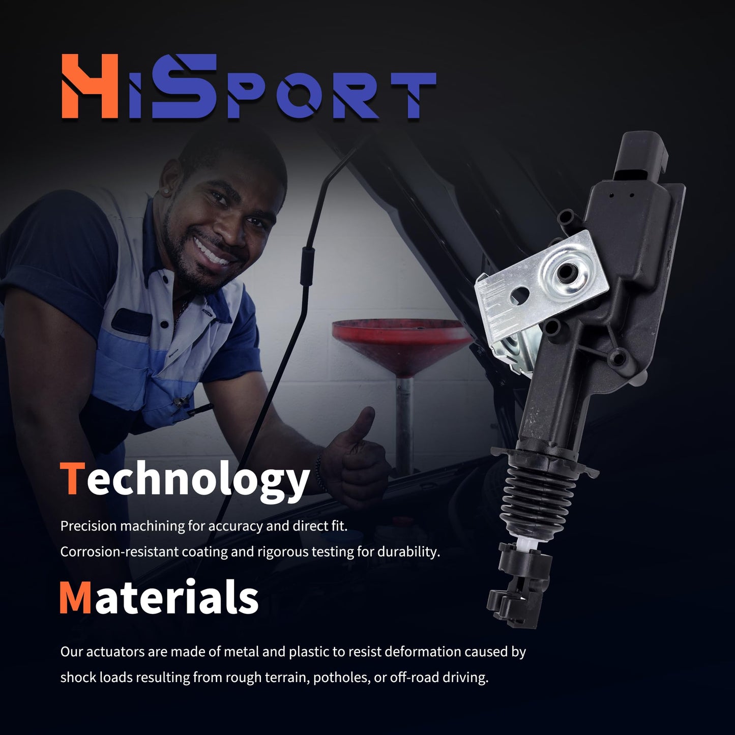 HiSport 4C2Z16218A42CA Door Latch Lock Actuator - Compatible with Ford E-350 Super Duty E-450 Super Duty E-250 Freestar E-150 Club Wagon E-350 Club Wagon E-550 Super Duty Mercury Monterey 2003-2019