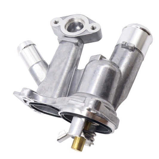 HiSport Aluminium Engine Coolant Thermostat Housing BM5Z8592C Compatible with Ford Escape 2013-2016, Fiesta 2014-2019, Fusion 2013-2014, Transit Connect 2014-2016, BM5Z-8592-C, 9021100