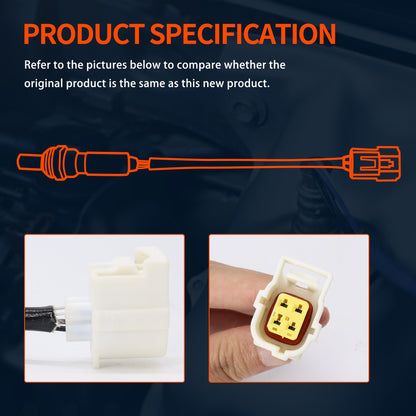 HiSport 2PCS Oxygen O2 Sensor Compatible with Dodge Challenger Avenger Charger Dart Durango Grand Caravan Journey Viper Fiat Jeep Ram Volkswagen Replaces 234-4547 234-4545 234-4029