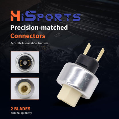 HiSport A/C Clutch Cycle Switch - Compatible with Buick Century Electra Chevrolet Astro Bel Air GMC C1500/C2500 Pickup Pontiac 6000 Acadian Bonneville Replaces SW 1122C