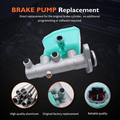 HiSport Brake Master 472013D350 Cylinder with Reservoir and Cap Compatible with Toyota 4Runner L4 2.7L 1996 1997 1998 1999 2000