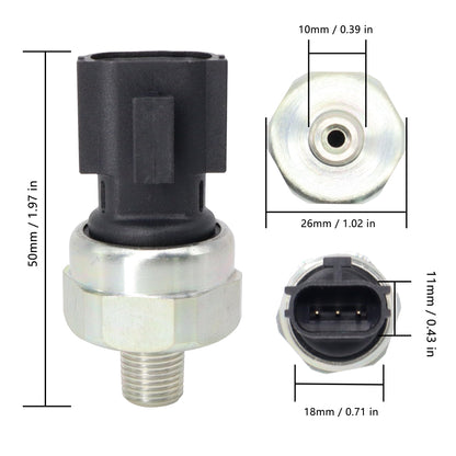 HiSport Oil Pressure Sensor Switch PS417 Compatible with Nissan Altima Armada 2003-2011,Replacement for Infiniti QX56 2004-2006