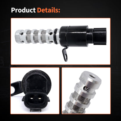 HiSport 918-024 Intake & Exhaust Engine Variable Valve Timing VVT Solenoid Compatible with Hyundai & Kia L4 1.6L - Elantra, Accent, Kona, Sonata, Tucson, Forte, Optima, Rio, Seltos, Soul