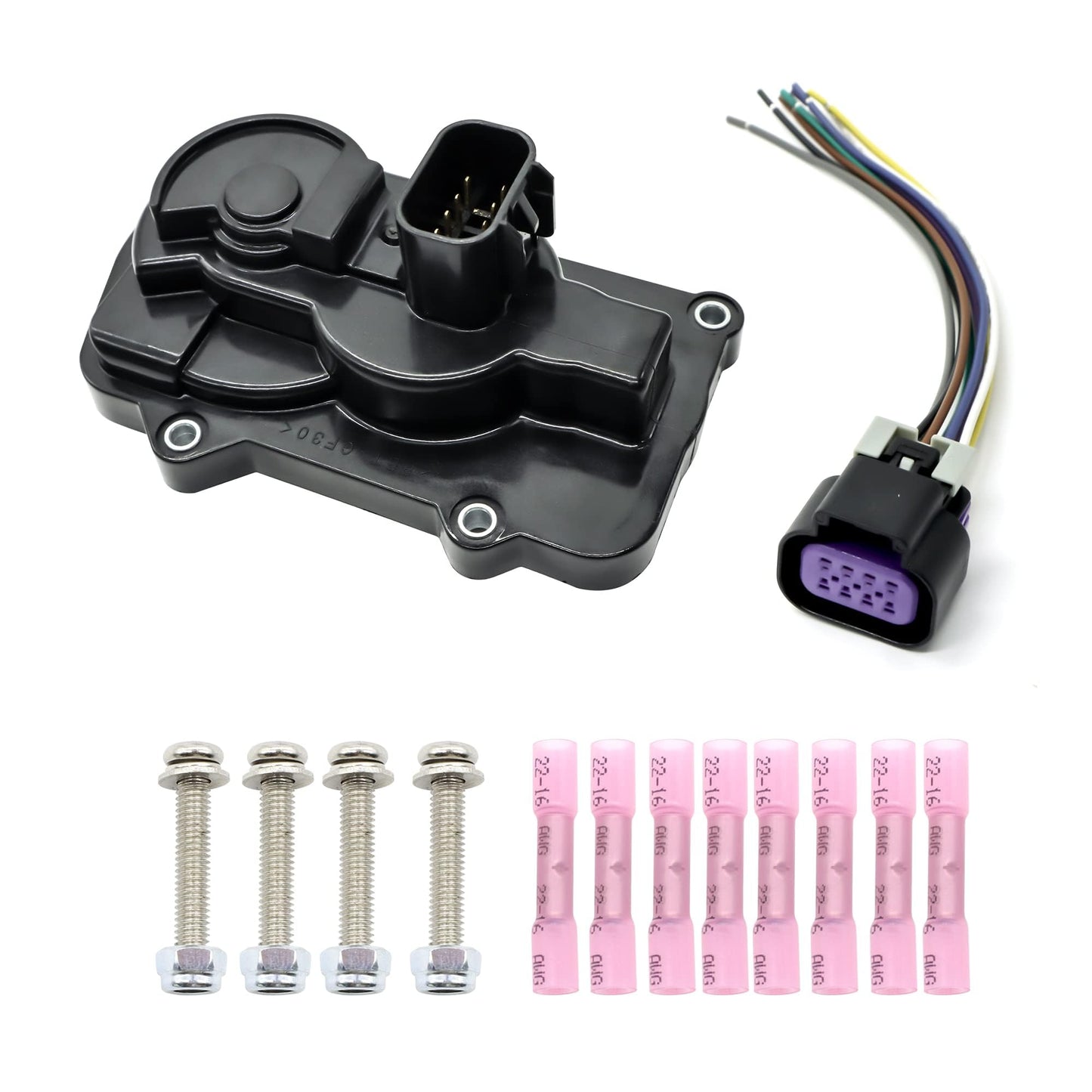 HiSport 977-000 Throttle Body Sensor & Connector Compatible with Cadillac Escalade Chevy Buick Express GMC Throttle Sensor & Wiring Harness Pigtail Kit Replace 12570800 217-2293 217-2293