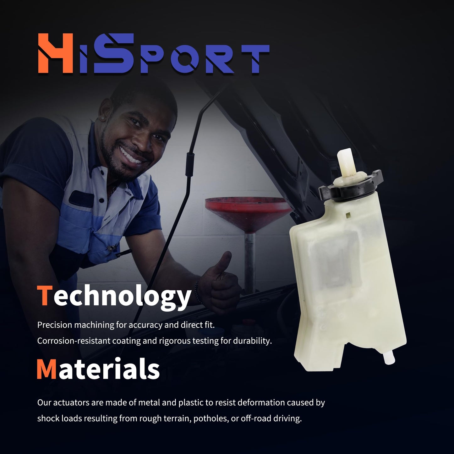 HiSport Fuel Filler Door Lock Actuator 78850AR00A - Compatible with Nissan Rogue 2018 2019 2020