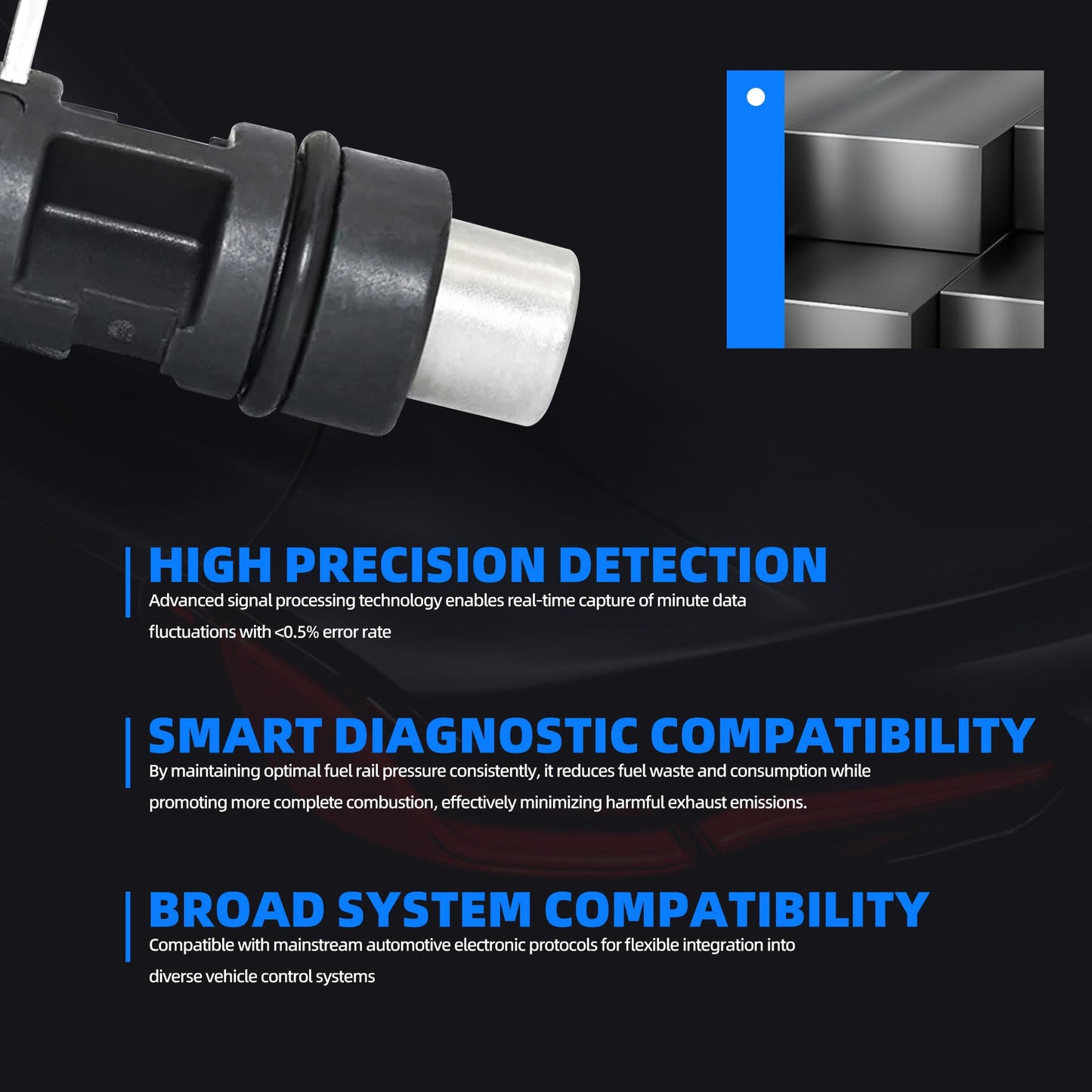 HiSport 56041479AC Crankshaft Position Sensor Compatible with Dodge Dakota 2004-2010, Durango Nitro Ram 1500 Pickup, Jeep Commander Grand Cherokee Liberty, Mitsubishi Raider, Ram 1500 Dakota