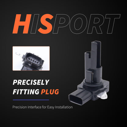 HiSport Mass Air Flow Sensor - Compatible with Lexus Scion Toyota Replaces 22204-0T040 22204-31010 22204-0H010