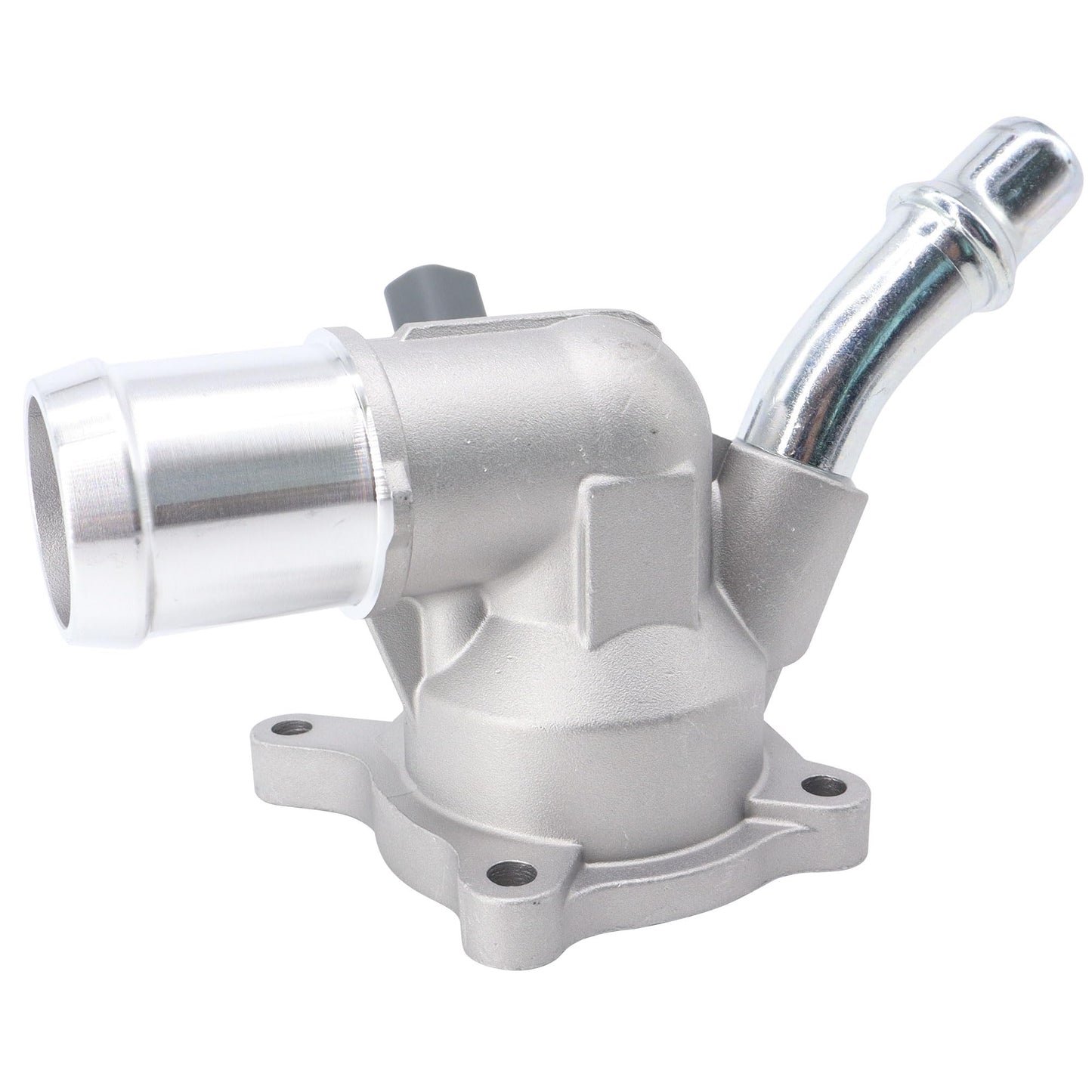 HiSport Engine Coolant Thermostat Housing Assembly - Compatible with Jeep Cherokee Chrysler Dodge Ram Replaces 5047772AB 5047263AB