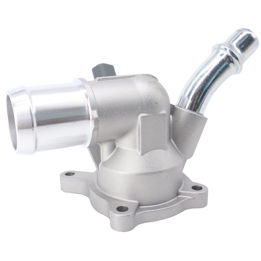 HiSport Engine Coolant Thermostat Housing Assembly - Compatible with Jeep Cherokee Chrysler Dodge Ram Replaces 5047772AB 5047263AB
