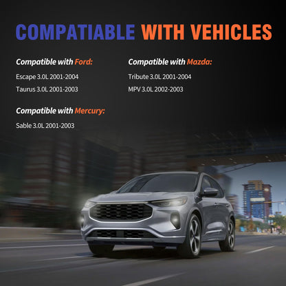 HiSport Valve Cover Gasket Set - Compatible with Ford Escape Taurus Compatible with Mazda Tribute MPV Compatible with Mercury Sable 2001-2004 3.0L - Replace VS50551R