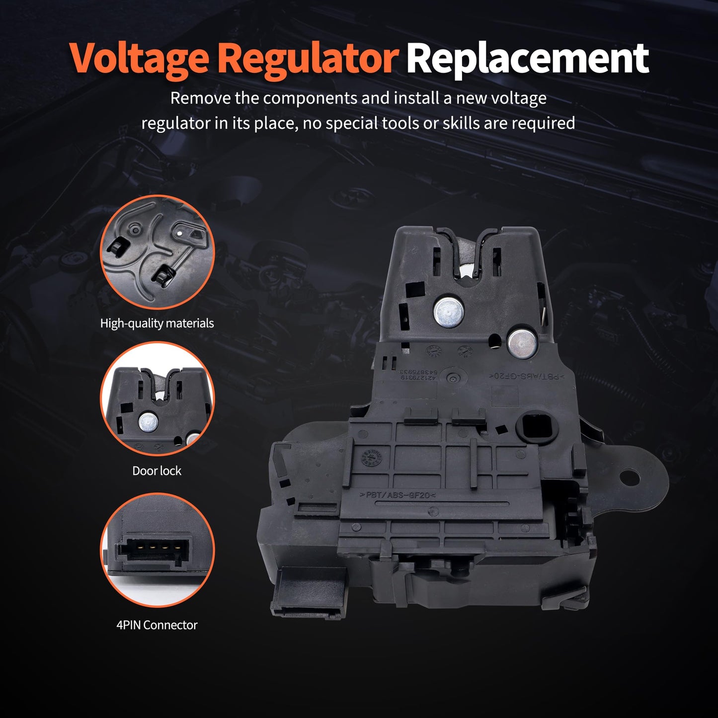 HiSport Trunk Latch Lock Actuator 940-108 Compatible with Buick Allure Cascada Lacrosse Regal Verano & Cadillac ATS CTS ELR & Chevrolet Camaro Cruze Limited Impala Malibu Sonic 13501988 99905279