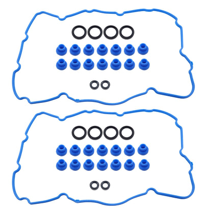 HiSport Engine Valve Cover Gasket Set - Compatible with Ford Mustang 2011-2017 F-150 2011-2014 5.0L - Replace VS50811R