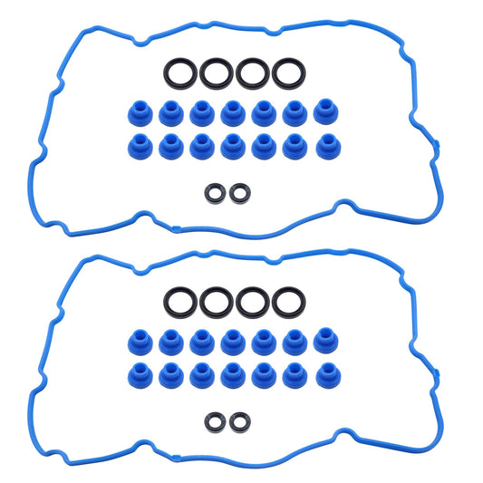 HiSport Engine Valve Cover Gasket Set - Compatible with Ford Mustang 2011-2017 F-150 2011-2014 5.0L - Replace VS50811R