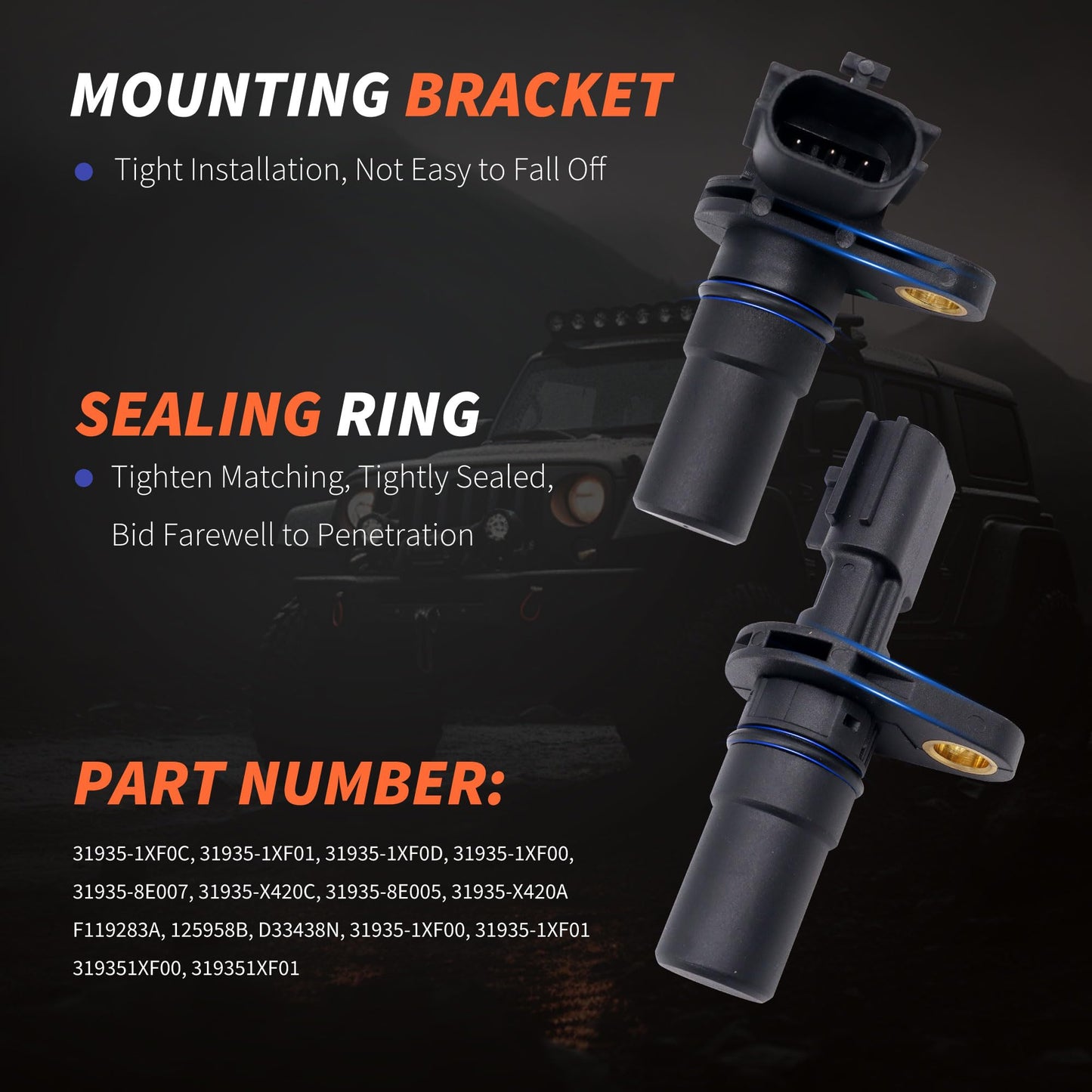 HiSport 33438N F119283A 125958B Automatic Transmission Input/Output Sensor Vehicle Speed Sensor Replacement for Nissan Altima Maxima Sentra Versa Rogue Juke,Compatible with Infiniti JX35 QX60 CVT CVT7