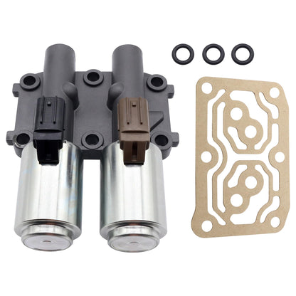 HiSport 28260-PRP-014 Transmission Dual Linear Solenoid Compatible with 2003-2007 Honda Accord CRV Acura L4 CR-V Acura RSX TSX Replacement for 98990B GEGT7610-262 90428C