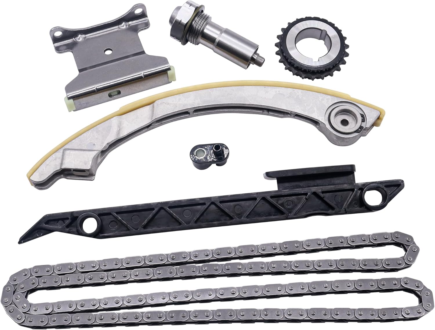 HiSport Engine Timing Chain Kit - Compatible with Pontiac Buick GMC Saab Oldsmobile Chevry Saturn - Replace 9-4201SX