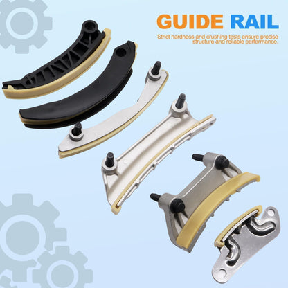 HiSport 9-0753S Timing Chain & Component Kit Compatible with Buick Enclave, Cadillac ATS, Chevrolet Camaro, GMC Acadia, Pontiac G6, Saab 9-4X, Saturn Aura, Suzuki Grand Vitara Replace 9-0753SX