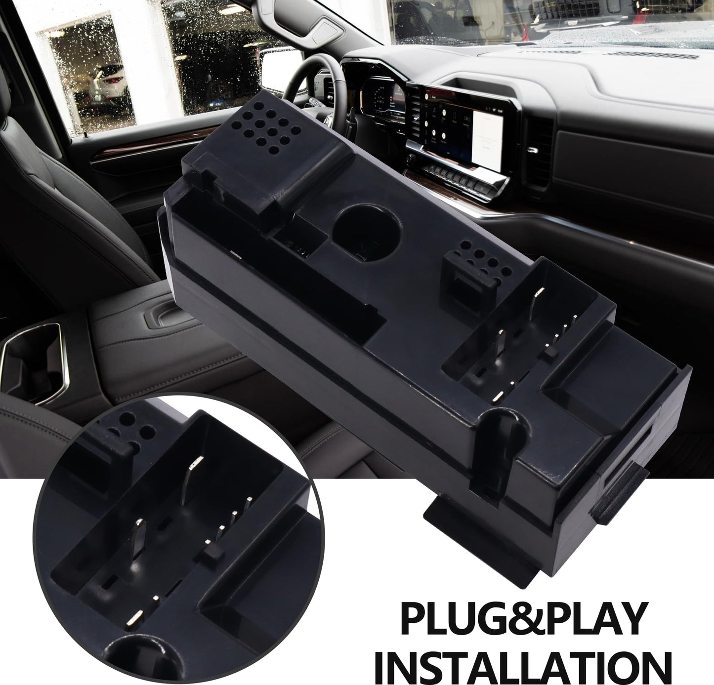 HiSport Master Power Window Switch Driver Side - Compatible with Chevrolet Blazer C1500 Pickup C2500 Pickup C3500 Pickup K1500 Pickup,GMC C1500 Pickup C2500 Pickup C3500 Pickup Jimmy 19244656