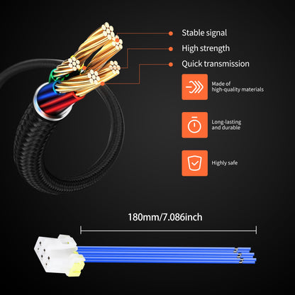 HiSport Manual Heater AC HVAC Control Wiring Harness 14AWG Replacement for Subaru Forester 2014-2017,Impreza 2012-2017,XV Crosstrek 2013-2016,Crosstrek 2016-2017,WRX 2015-2017 Replace 655-58785