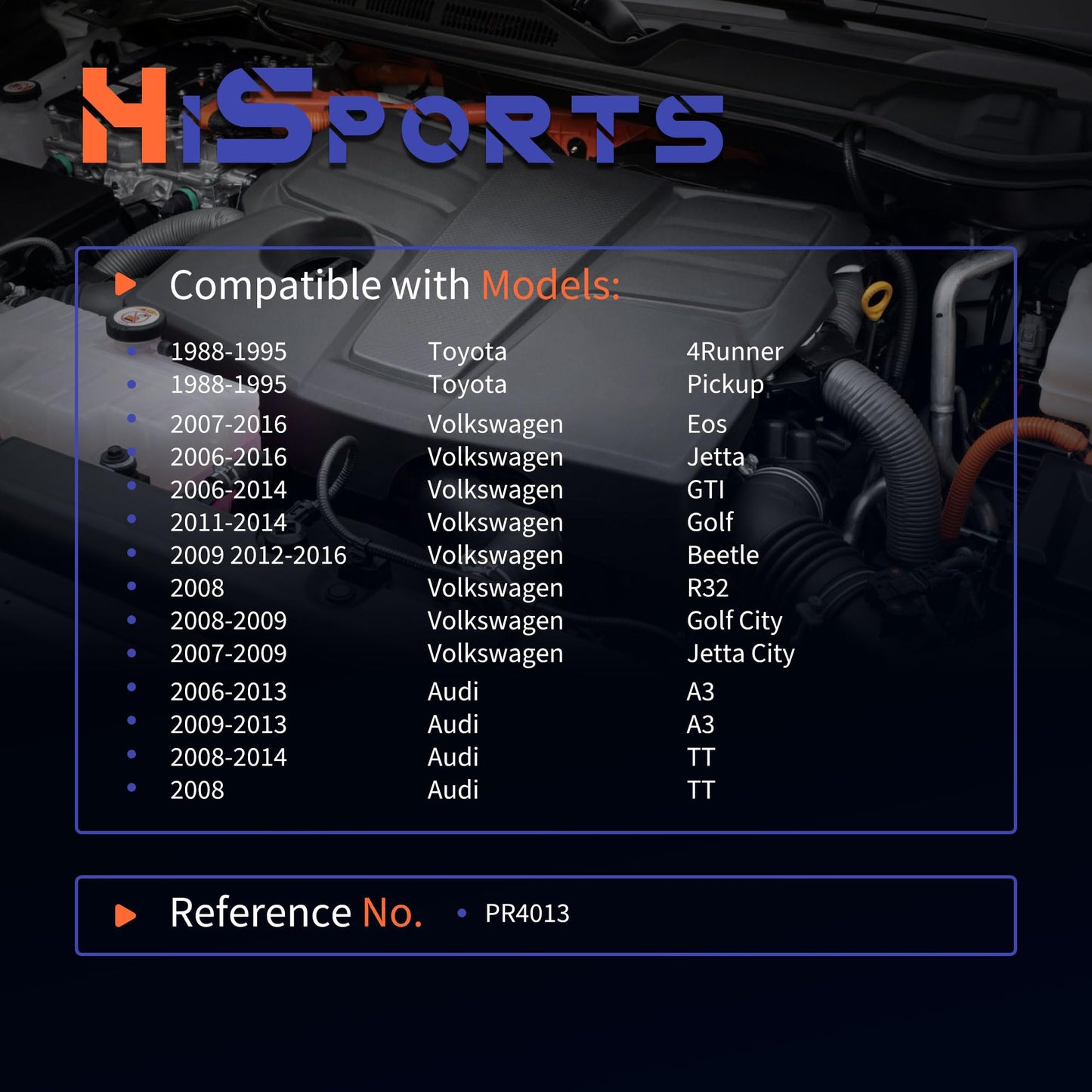 HiSport Fuel Injection Pressure Regulator Replacement for Toyota Pickup for Volkswagen Eos Jetta for Audi A3, 3.0bar,Replaces PR4134