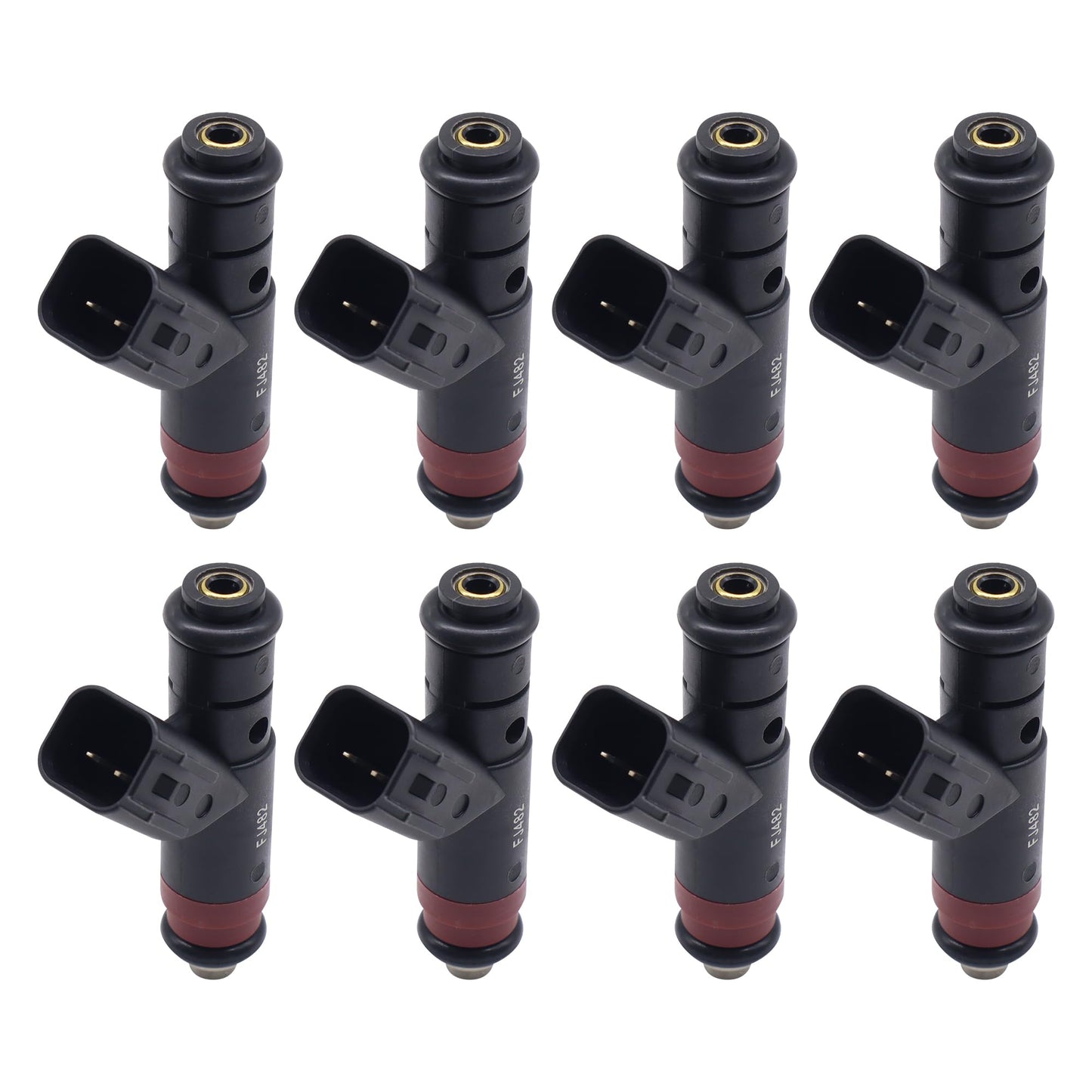 HiSport Fuel Injectors FJ482 8PCS Compatible with Dodge Ram 1500 2500 3500 Durango 2004-2008,Replacement for Chrysler Aspen 2007-2008 5.7L V8