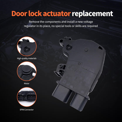 HiSport Door Lock Actuator Front Right Passenger Side - Compatible with Honda Accord 2003-2007 Civic 2001-2005 Acura rsx 2002-2006 Replaces 72115-S6A-J01 72115S6AJ01 72115-S6A-J11